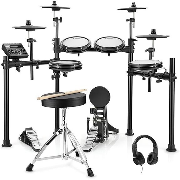 Donner DED-200X Electronic Drum Set with Accessories