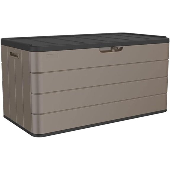 European Style 100GAL Waterproof Resin Storage Bin
