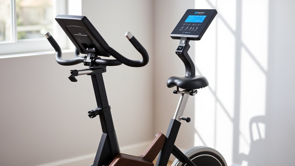 exercise bike features and fit