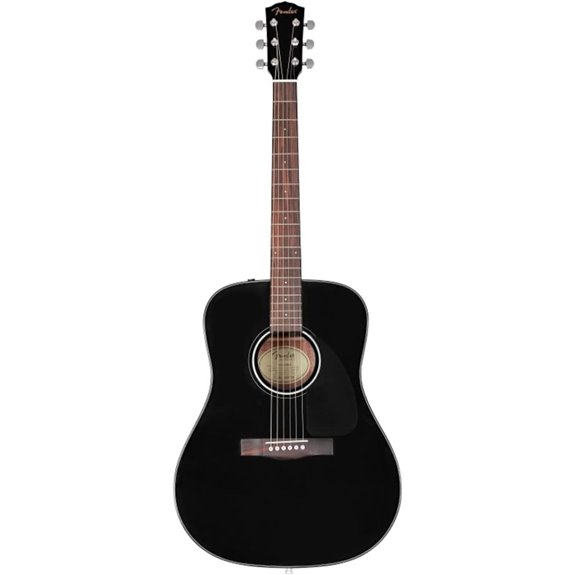 Fender Acoustic Guitar with Case and 2-Year Warranty