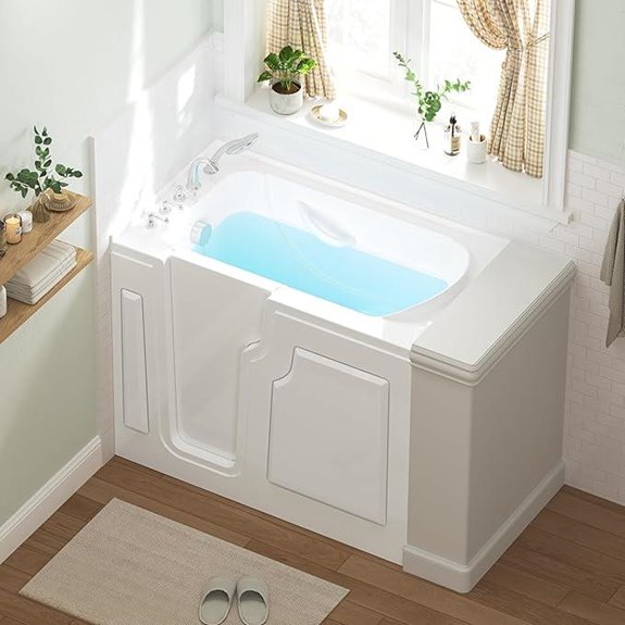 FerdY Floridian Walk-in Bathtub with Left-Side Door