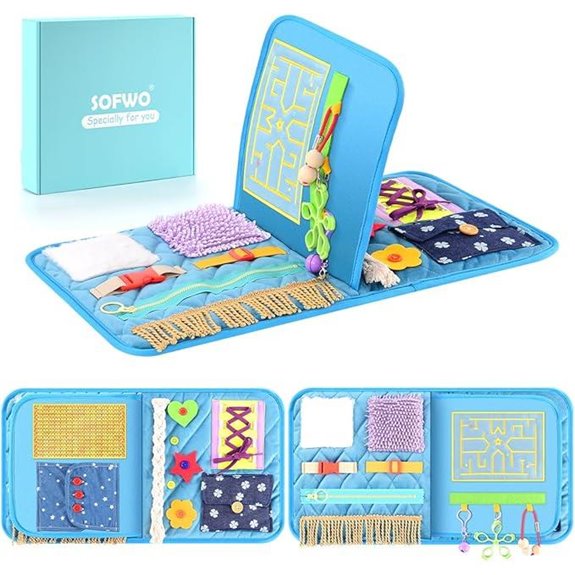 SOFWO Fidget Blanket for Dementia Activities