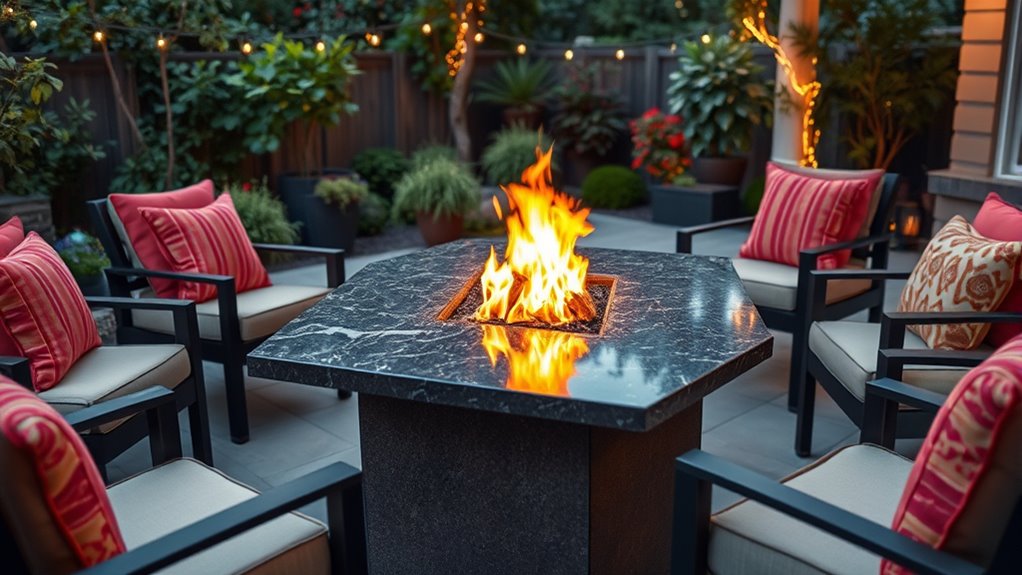 fire pit size fuel safety