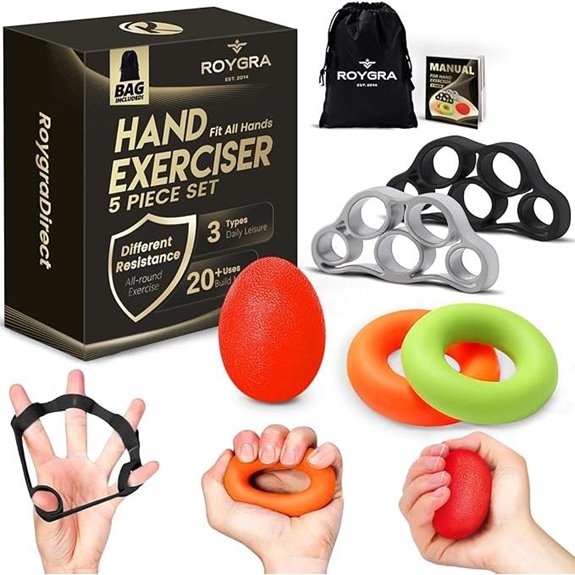 roygra Grip Strength Trainer (5 Pack)