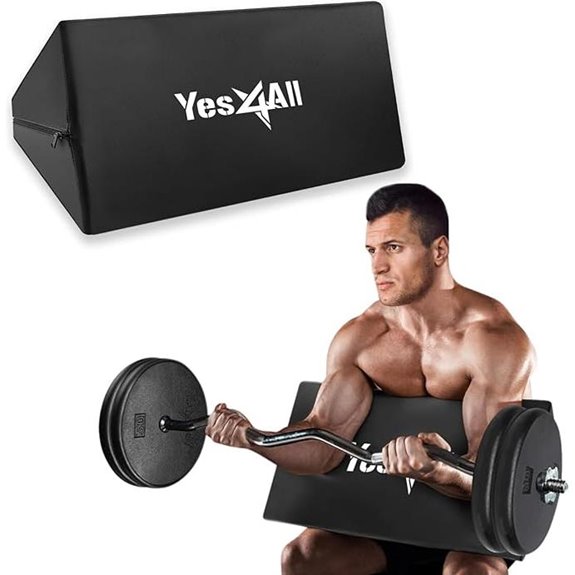 Yes4All Foam Preacher Curl Pad for Arms and Triceps
