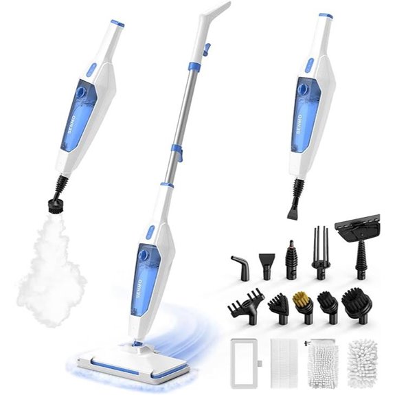 SENMO 14-in-1 Steam Mop & Cleaner with Attachments