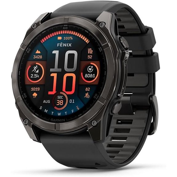 Garmin fēnix 8 AMOLED GPS Smartwatch with LED