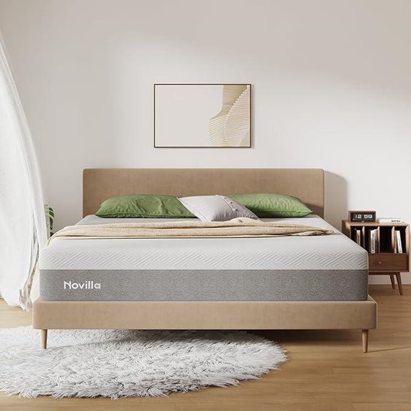 Novilla King Gel Memory Foam Mattress with Pressure Relief
