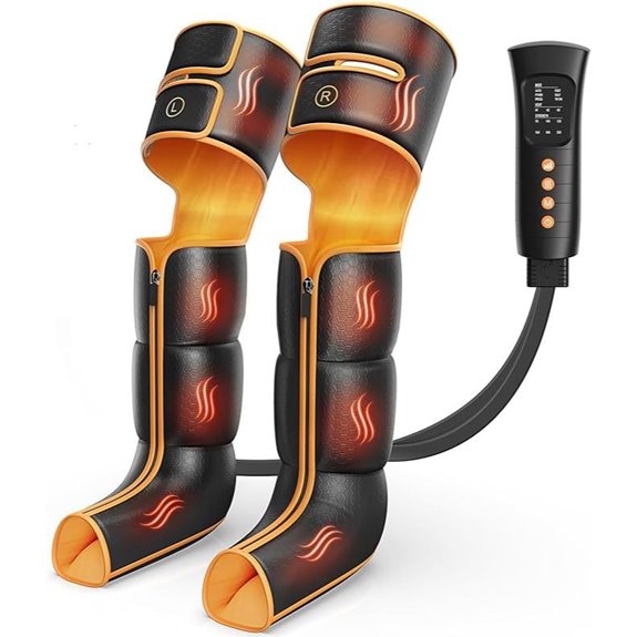 Leg Massager with Heat and Compression for Pain Relief