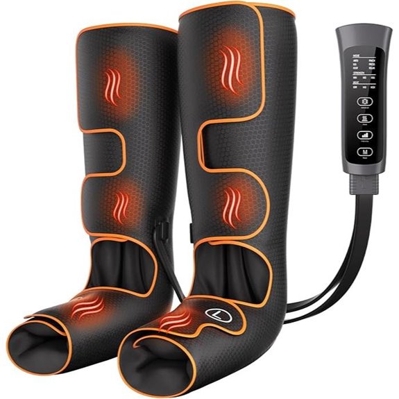 Leg Massager with Heat and Compression for Pain Relief