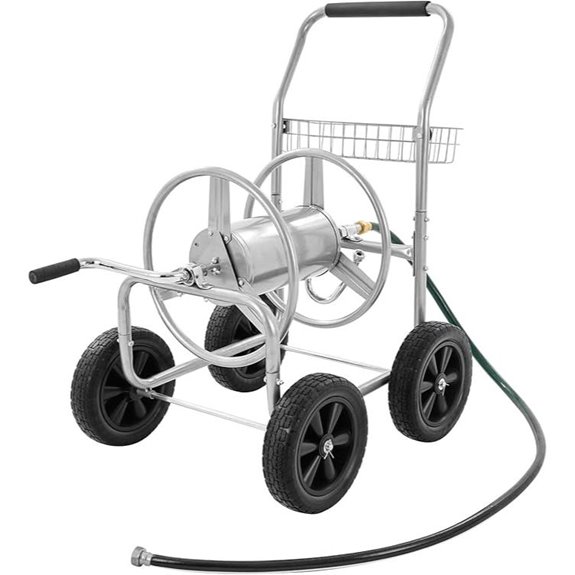 VEVOR Hose Reel Cart with 250 ft Capacity