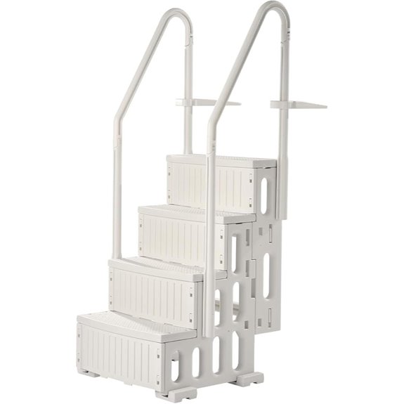 VEVOR 4-Step Pool Ladder with Heavy Duty Steps
