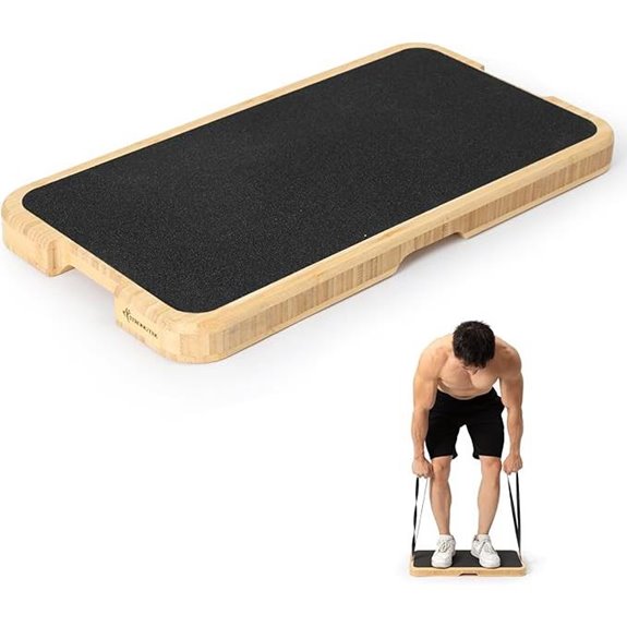 StrongTek Resistance Band Training Platform Heavy-Duty Bamboo