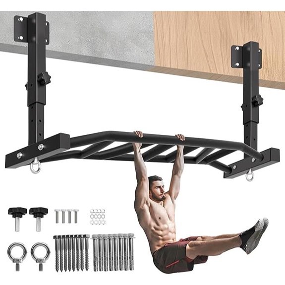 48 Heavy Duty Ceiling Mount Pull Up Bar