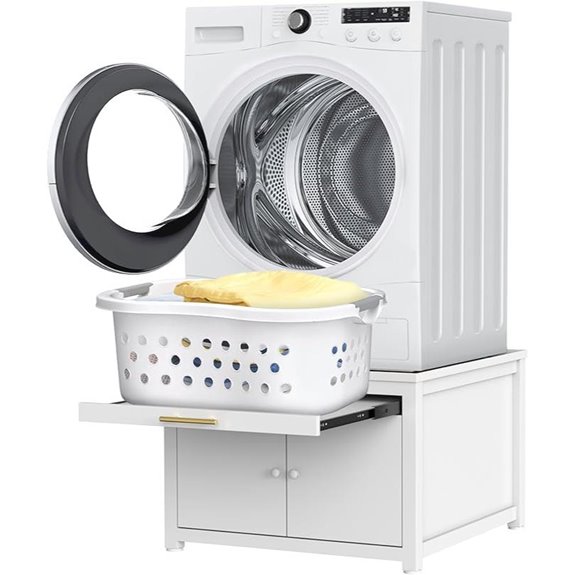 GDLF Heavy Duty Laundry Pedestal with Basket and Drain