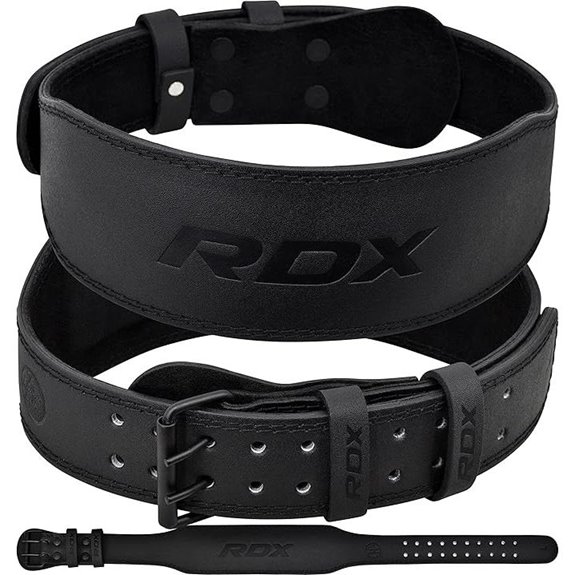 RDX Leather Weightlifting Belt for Gym and Powerlifting