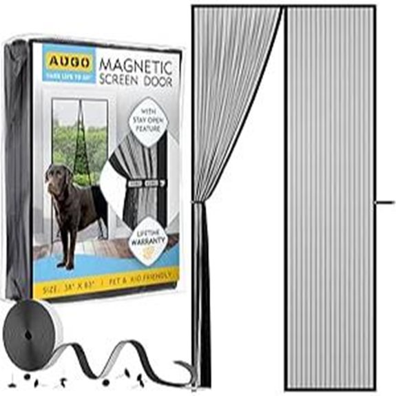 AUGO Magnetic Screen Door Self Sealing Heavy Duty