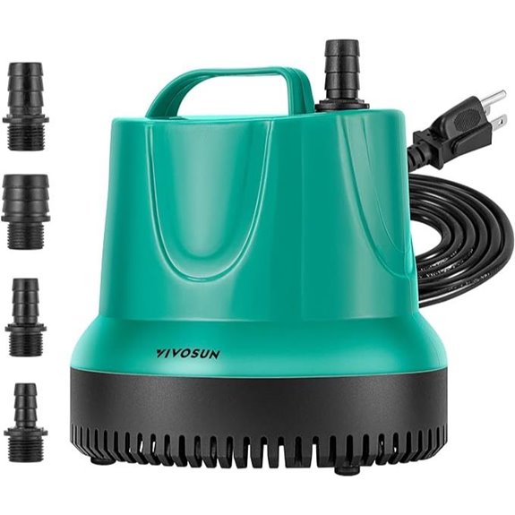 VIVOSUN 1150GPH Submersible Pump for Aquarium
