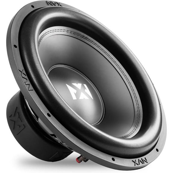 NVX YSW154 1600W Peak (800W RMS) Y-Series 15 Dual 4-Ohm Car Subwoofer