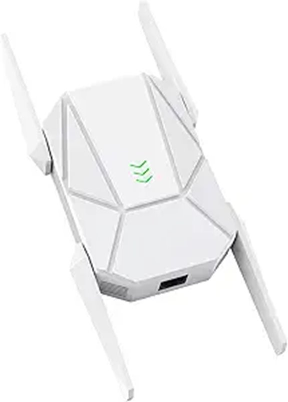 WiFi 6 Extender 1200Mbps Dual Band with Gigabit