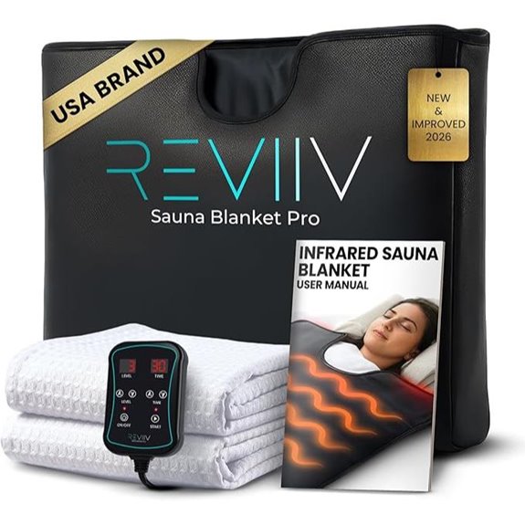 Infrared Sauna Blanket for Home Full-Body Heat