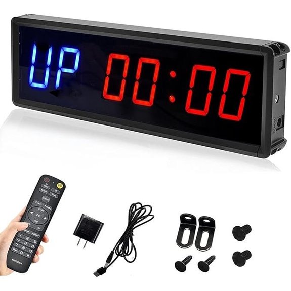 LED Timer with Remote for Home Gym