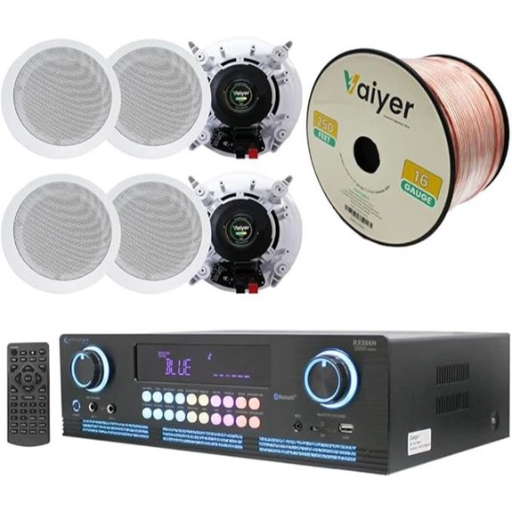 Home Theater System Kit with Speakers and Amp