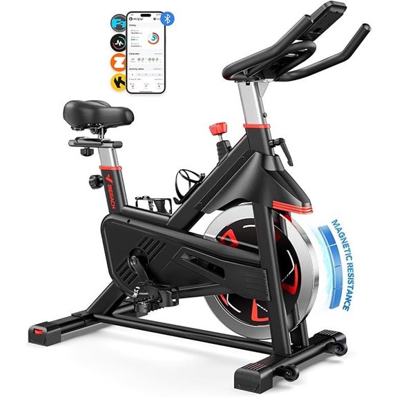 Merach Exercise Bike with Incline & Magnetic Resistance