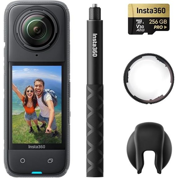Insta360 X4 Lens Guards Bundle with Waterproof 8K Camera