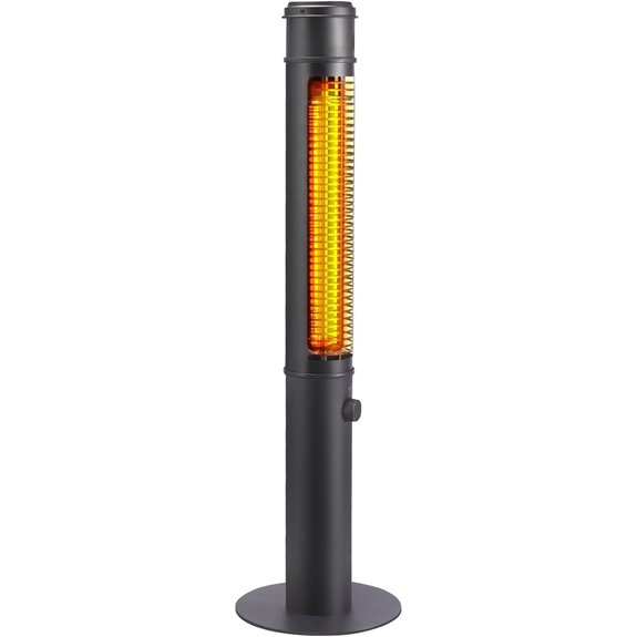 Outdoor Infrared Patio Heater 1500W Tower Large