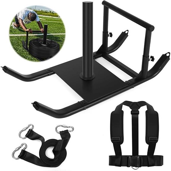 GDFISH Large Adjustable Weight Sled for Training