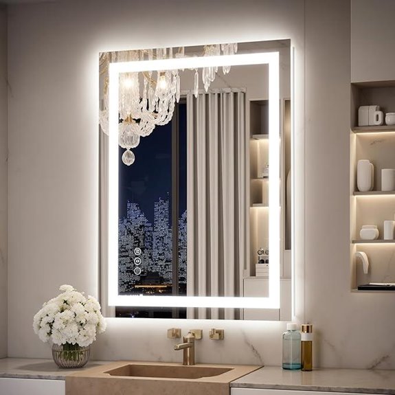 24x32 LED Bathroom Mirror with Lights