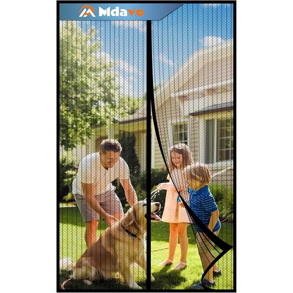 Heavy Duty Magnetic Mesh Screen for Doors (38 x 82 Inch)