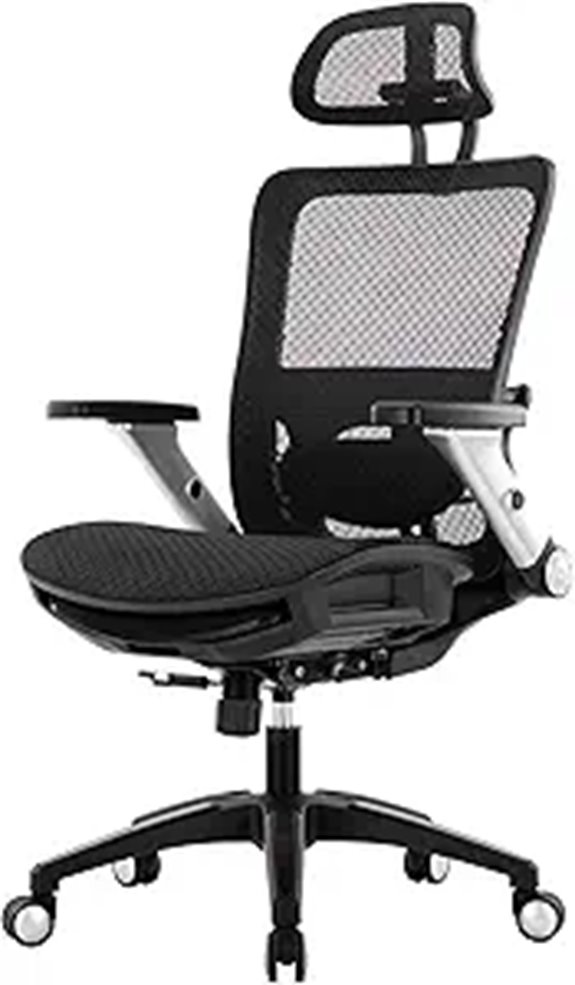 COLAMY Big & Tall Mesh Office Chair with Features