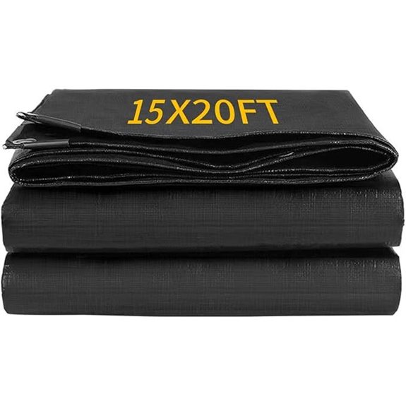 15x20FT Reinforced PE Pond Liner with Buttonholes