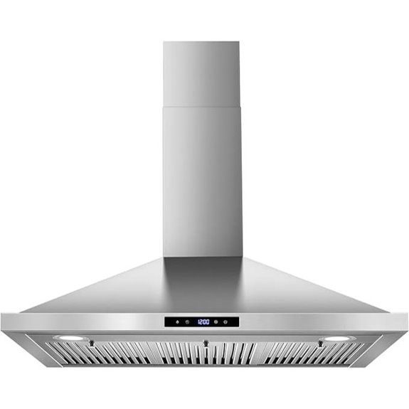 36-inch Wall Mount Range Hood with Touch Control