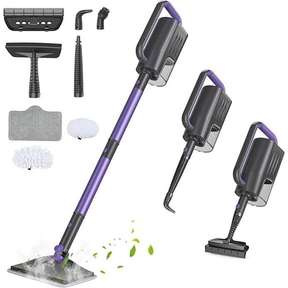Steam Mop Floor Cleaner with Large Water Tank