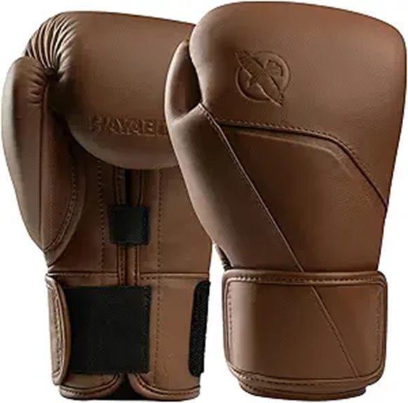 Hayabusa E1 Leather Boxing Gloves with Wrist Support