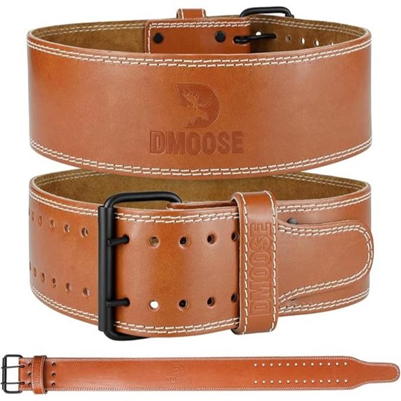 DMoose Leather Weightlifting Belt for Men & Women