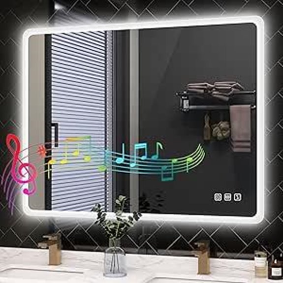 STARLEAD 28 LED Bathroom Mirror with Bluetooth & Lights