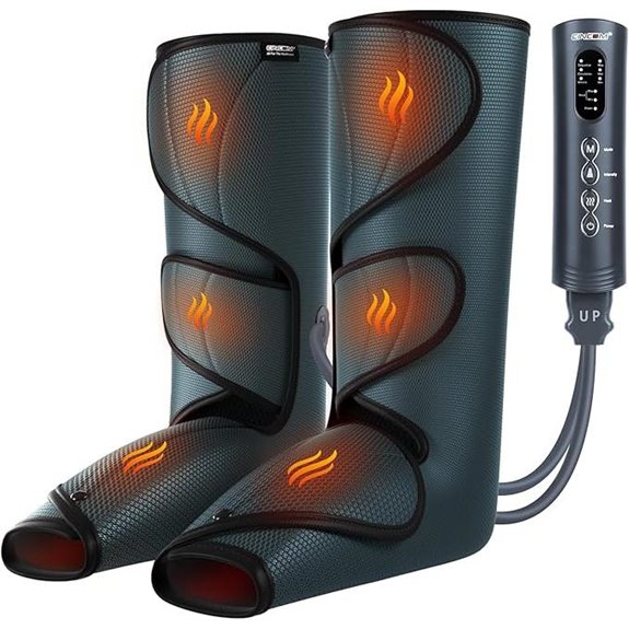 CINCOM Leg Massager with Heat and Compression