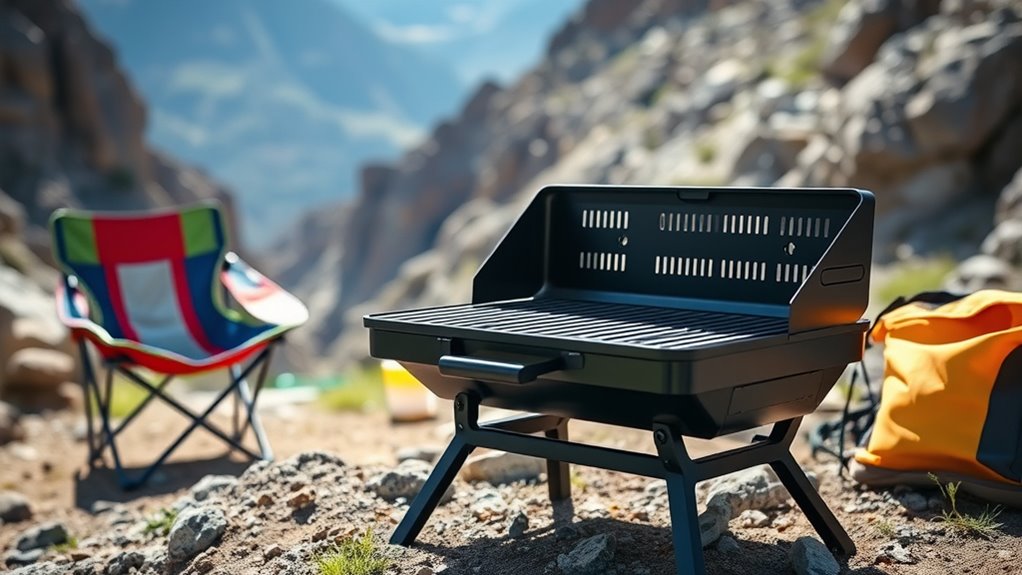 lightweight portable durable grill