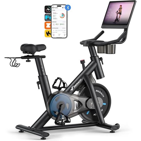 MERACH Magnetic Resistance Indoor Exercise Bike