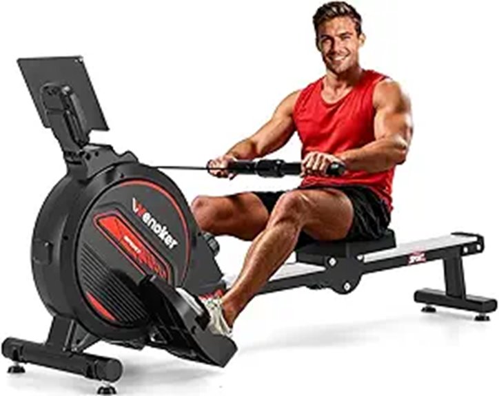 Magnetic Rowing Machine with LCD 16 Resistance Levels