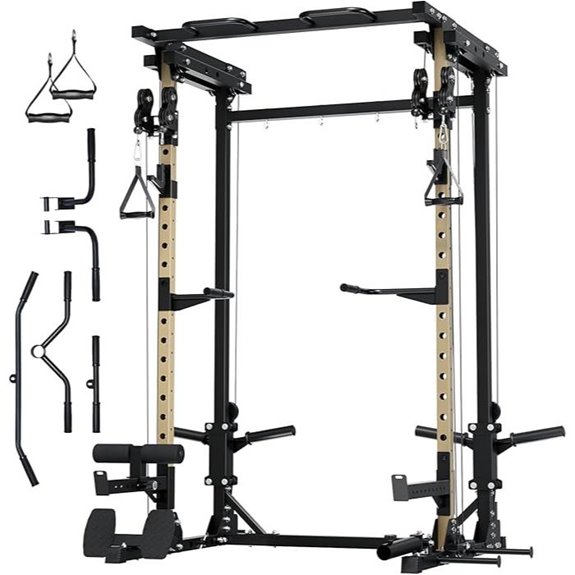 MAJOR FITNESS Drone3 Power Rack with Pulley System