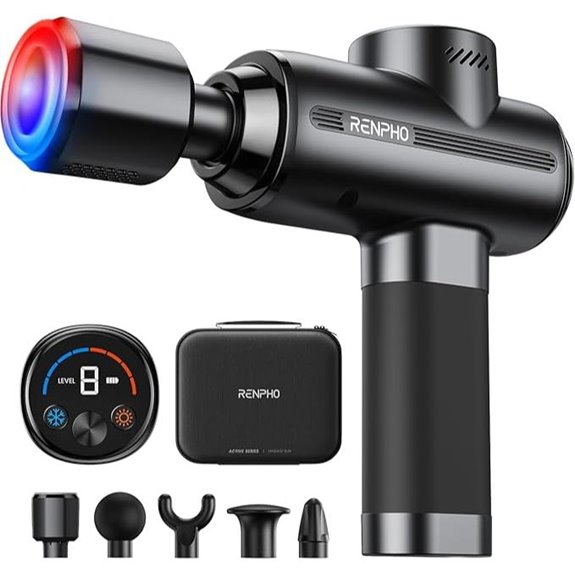 RENPHO Thermacool Massage Gun with Heat & Cold