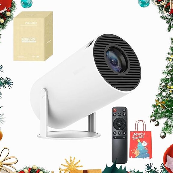 Vistacast Mini 210° Smart 4K Projector with WiFi