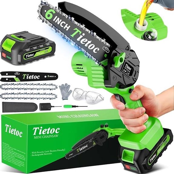 Tietoc 6 Mini Cordless Electric Chainsaw for Wood