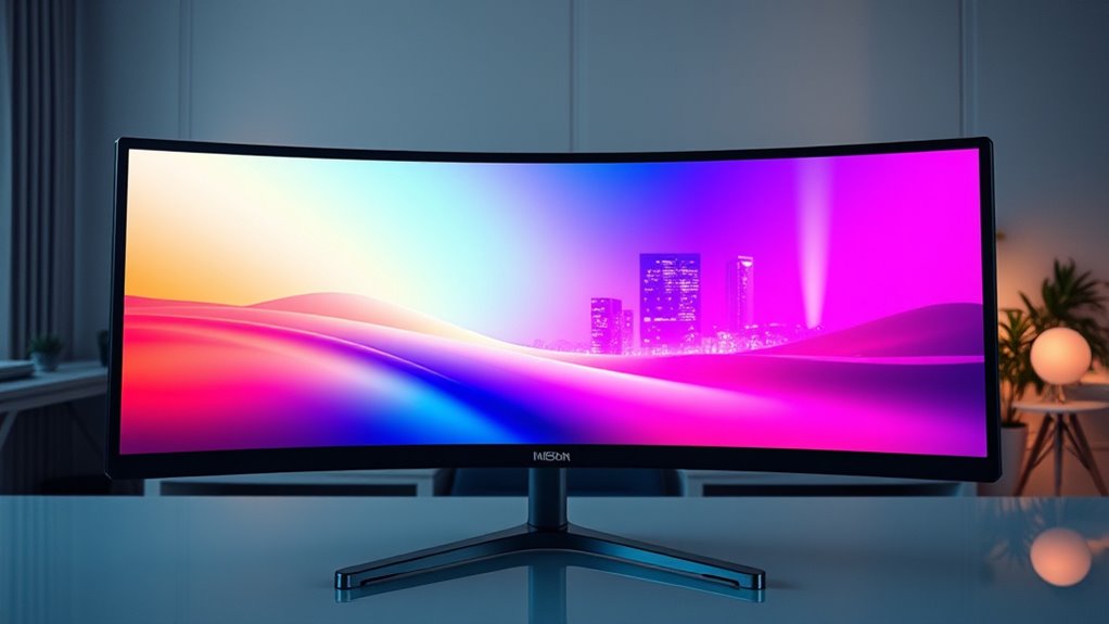 monitor size and features