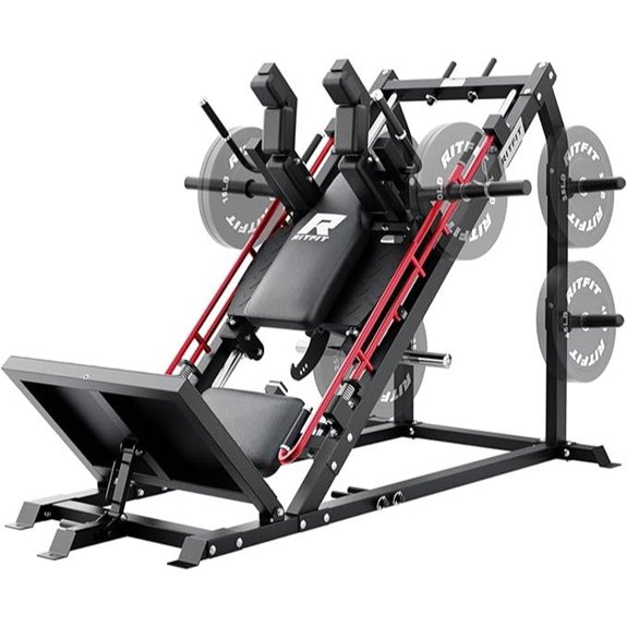 RitFit Gazelle Pro 3-in-1 Leg Press & Hack Squat